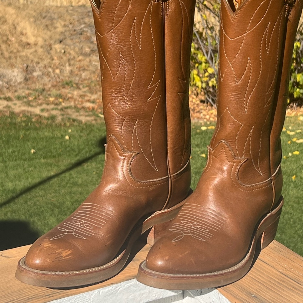 Rare 80’s Tony Lama Gold Label Work Boot 4D